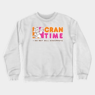 CRANTIME DONUTS Crewneck Sweatshirt